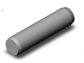 Parallel pin 3x18 ISO 8734 r 