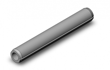 Spring-type straight pin 2x8 DIN1481 r 