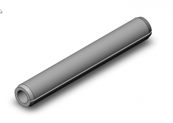 Spring-type straight pin 3x16 DIN1481 r 