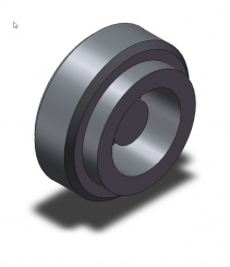 Knurled-screw head f M4 