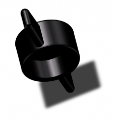 Wing screw head for M 6 