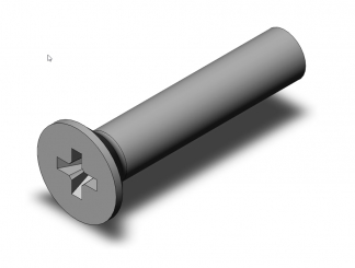 Countersunk screw M4x12 DIN965 r 