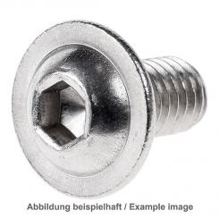 Button head socket screw w flange M4x8 