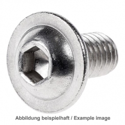 Button head socket screw w flange M6x10 