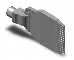 Multi-channel fan nozzle 