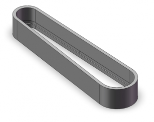 Toothed belt 19,05T3/8 T3/8 V-PAZ L=2219 