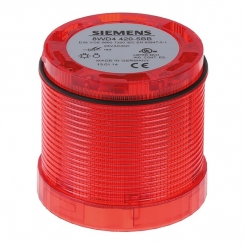 Flashing light element red 