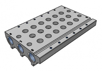 Connection strip VABM-L1-10S-G18-6 