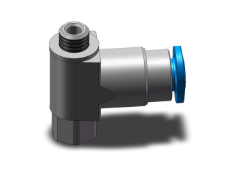 Swivel flow control valve GRLZ-M5-QS-4 