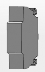 Doppelkontaktelement M22-CK20 2S Frontbe 