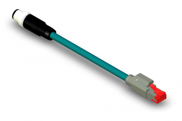 PXC.Cable M12 male 4p 10m X5 Ethernet 