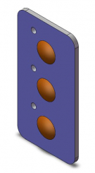 Foil keypad LED's H400c 