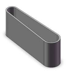 toothed belt PU;mit Auflage 85T5/480 