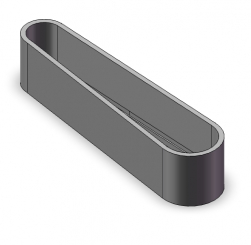 toothed belt PU;mit Auflage 47T5/480 